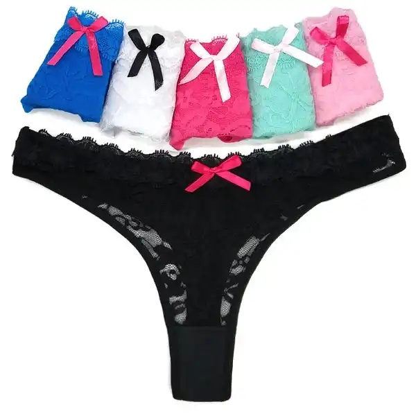 18 X Womens Sheer Nylon / Cotton Briefs - Assorted Underwear Undies 87390
