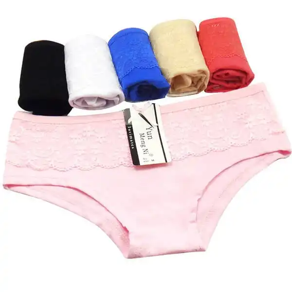 12 X Womens Sheer Spandex / Cotton Briefs - Assorted Underwear Undies 86847