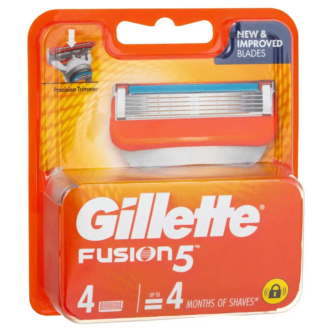 Gillette Fusion Razor Blades 4 Cartridges Refills